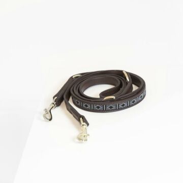 Honderiem Kentucky Handmade Pearls schwarz/silber 250 cm