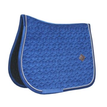 Schabracke vielseitig Kentucky Basic Velvet blau Full