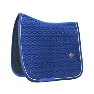 Schabracke Dressur Kentucky Basic Velvet blau Full