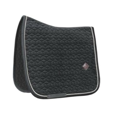 Schabracke Dressur Kentucky Basic Velvet schwarz Full