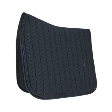 Schabracke Dressur Kentucky Velvet Pearls schwarz