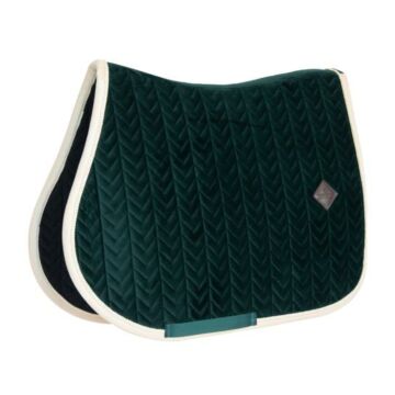 Schabracke springen Kentucky Velvet contrast Tannengrün Full