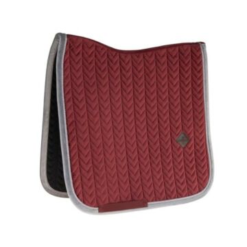 Schabracke dressur Kentucky Velvet contrast Bordeaux Full