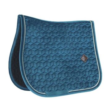 Schabracke vielseitig Kentucky Velvet blau/grün Full