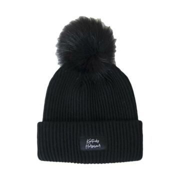 Mütze Kentucky Pompom schwarz
