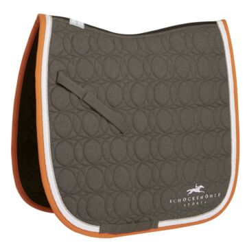 Schabracke dressur Schockemöhle Air Cool Pad II Grey-Melange-Orange Full