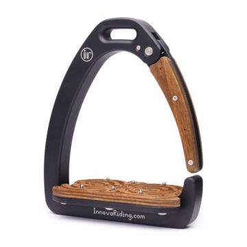 Steigbügel Innova Riding Dynamic Black/Dark Wood