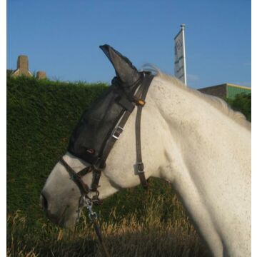 Cavallo Fliegemaske mit Ohren Schwarz Pony