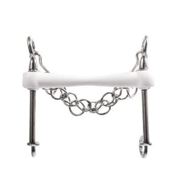Weymouth Kandarengebiss Trust Equestrian Inno Sense Mullen Soft 20 mm Weiß 12.5 cm