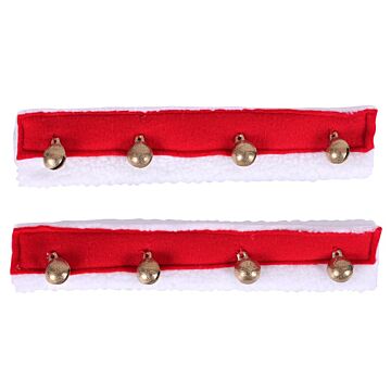 Halfterplüsch QHP Christmas bells Red