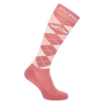 Reitsocken HV Polo Argyle Blush 39-42