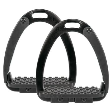 Steigbügel Harry's Horse Safe Release Schwarz 12 cm