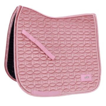 Schabracke dressuur Schockemöhle Velvet Balance Dusty Pink Full