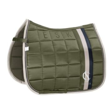 Schabracke dressur Eskadron Big Square Mattgloss Dusty olive Full