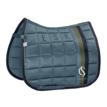 Schabracke dressur Eskadron Big Square Mattgloss Steel blue Full