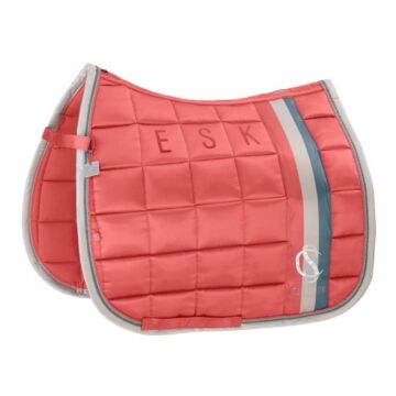 Schabracke dressur Eskadron Big Square Mattgloss Coral blossom Full