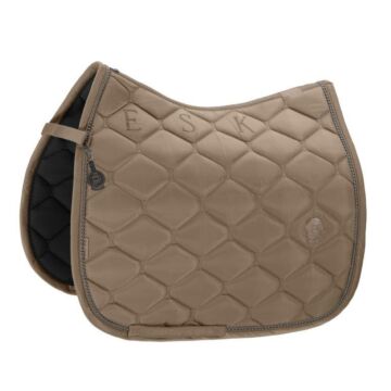 Schabracke dressur Eskadron Platinum Highgloss Pearls Smokey taupe Full