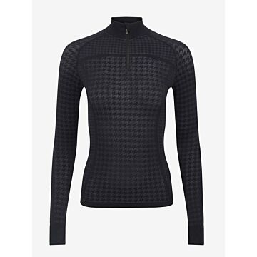 Trainiershirt LeMieux Aspen Houndstooth Grey S
