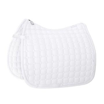 Schabracke dressur Eskadron Classic Sport Cotton Glitter White Full