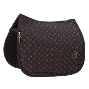 Schabracke dressur Eskadron Heritage Highgloss Contrast Black Truffle Full