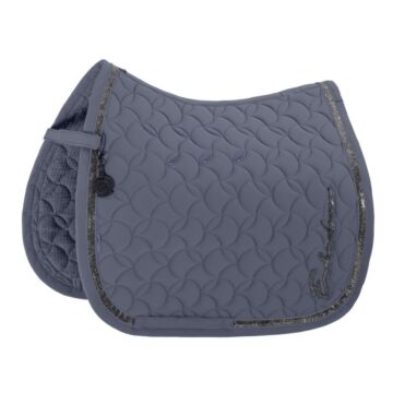 Schabracke Dressur Eskadron Platinum Pro Soft Glitter Slate Blue Full