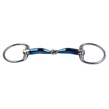 Wassertrense Trust Equestrian Sweet Iron Doppelt Gebrochen 16 mm Blau 13.5 cm