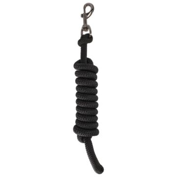 Halfterstricke QHP mit abnehmbarem Clip Black 2 Meter Halfterstricke QHP mit abnehmbarem Clip Black 2 Meter