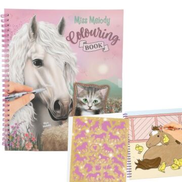 Malbuch Miss Melody Mit Pailletten