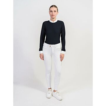 Turniershirt Samshield Louisella Navy Texturized