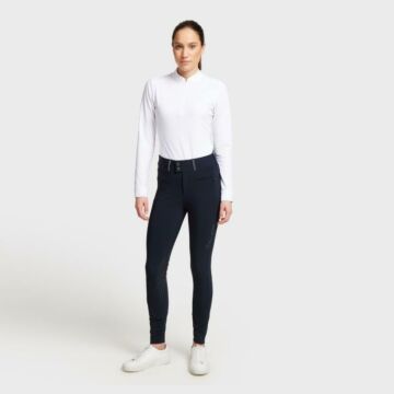 Reithose Samshield Claranova Crystal Fabric fullgriff Navy