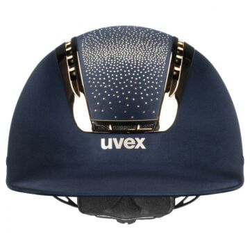 Reithelm Uvex Suxxeed Jewel blau Roségold