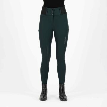 Reithose Euro-Star Athletic leanline fullgriff Black leaf 