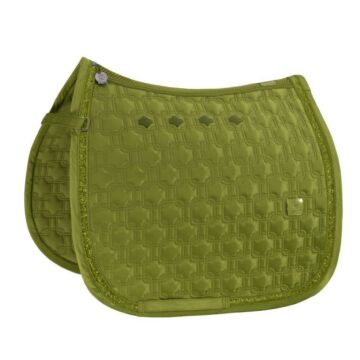 Schabracke dressur Eskadron Platinum Highgloss Chain Jewel Moss Green