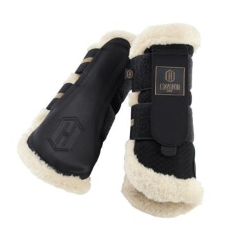 Gamaschen Eskadron Heritage Mesh Fauxfur Black