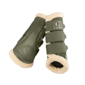 Gamaschen Eskadron Mesh Fauxfur Dusty olive