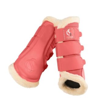 Gamaschen Eskadron Mesh Fauxfur Coral blossom
