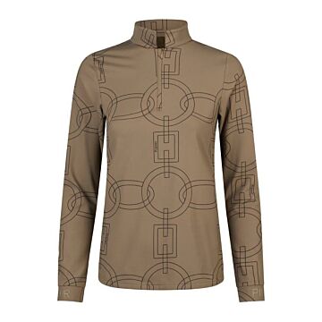 Trainingsshirt Pikeur Zip Slate Brown