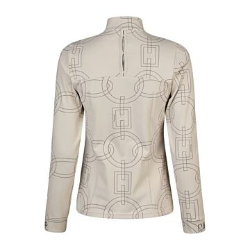 Trainingsshirt Pikeur Zip Pale Grey