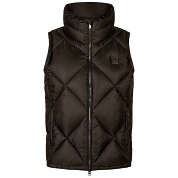 Körperwarmer Eskadron Heritage Quilt Waistcoat Black Truffle