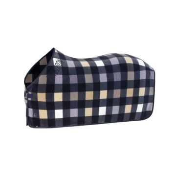 Abschwitzdecke Eskadron Classic Sport Check Navy-Sierra-Orchid
