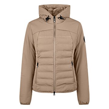 Jacke Pikeur Quilted Athleisure Mocha Cream Jacke Pikeur Quilted Athleisure Mocha Cream