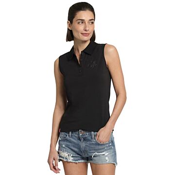 Polo ärmellos Spooks Lhynn Black