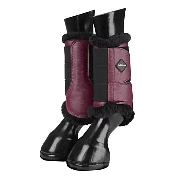LeMieux Gamaschen Fleece Lined Brushing Boots Mulberry