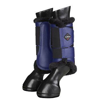 Gamaschen LeMieux Fleece Lined Brushing Boots Ink Blue