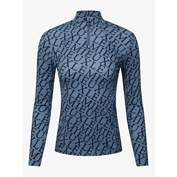 Trainiershirt LeMieux Fleur Base Layer Denim