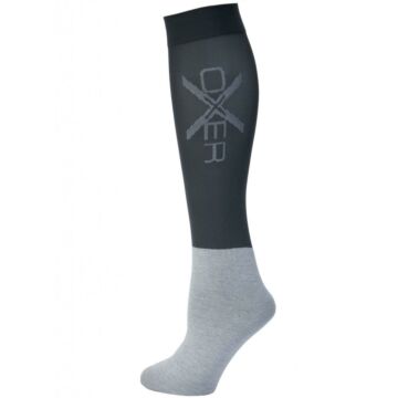 Reitsocken Oxer Slim Foot grau