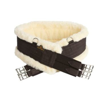 Vielseitiger Gurt Kentucky Sheepskin Girth braun
