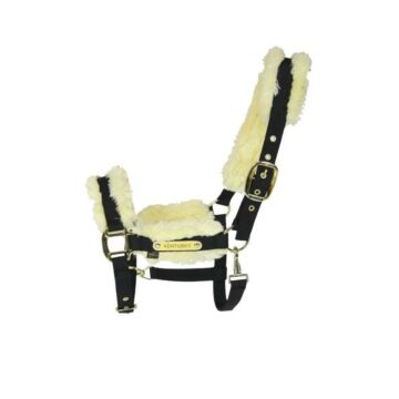 Halfter Kentucky Nylon sheepskin weiß