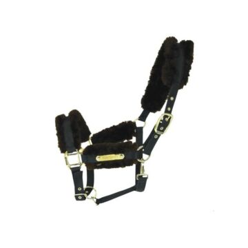 Halfter Kentucky Nylon Sheepskin braun