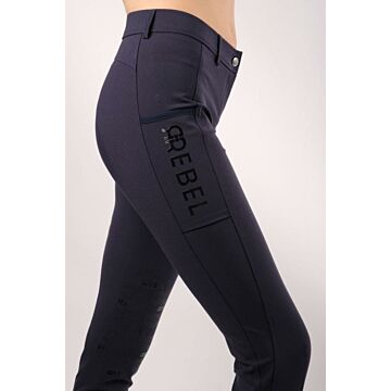 Reithose Montar Echo Rebel kniegriff blau